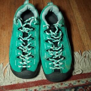 Keen Lace Up Green Suede Unisex SZ 7.5
